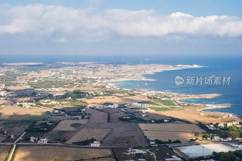 Favignana, Aegadian群岛，意大利西西里岛